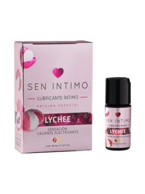 Lubricante Lychee Sensación Caliente Electrizante x 30 ml Sen Íntimo