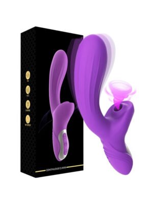 Vibrador con estimulador clitorial