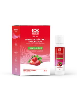 Lubricante Saborizado Fresa Bombon Elixir 30ML
