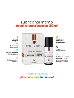 Lubricante Íntimo Anal Electrizante x 30 ml Sen Íntimo