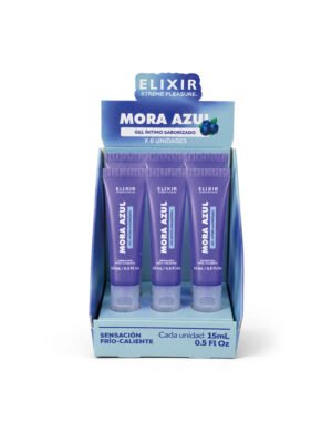 Gel Intimo Saborizado Mora Azul Elixir 15ML